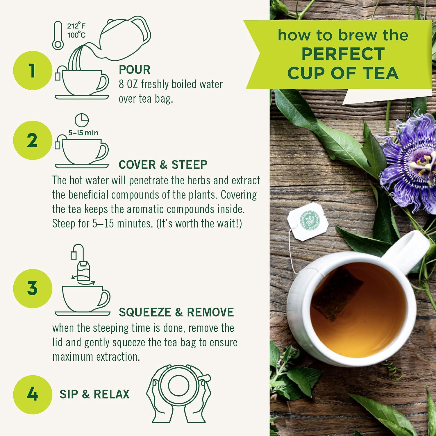 Traditional Medicinals Teh Organik Daun Raspberry, 16 Kantong Teh — gambar 4